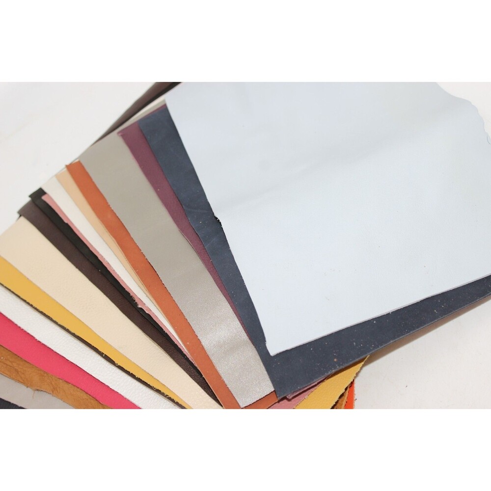 30 Real Leather Sheets Craft Cutter 8x12" Colorful Fun Patterns Colors Snake - Picture 4 of 10